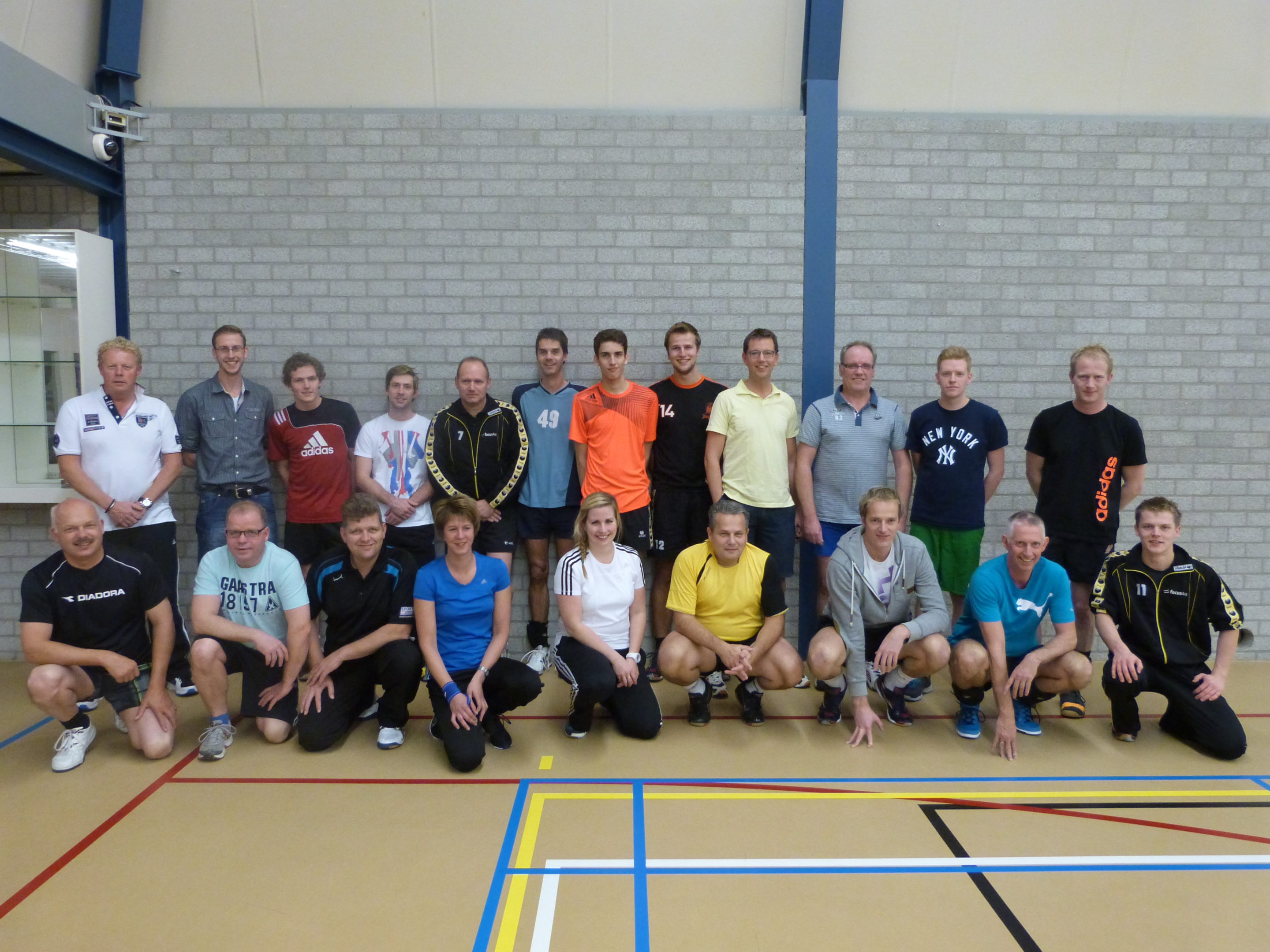 Succesvolle clinic met sponsoren Volleybalvereniging Woudenberg