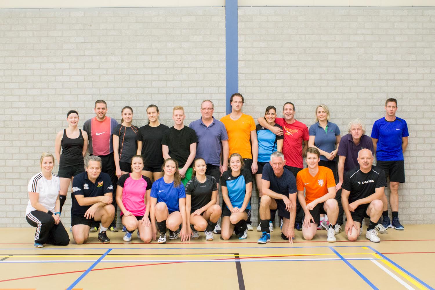 Geslaagde volleybalclinic sponsoren Volleybalvereniging Woudenberg
