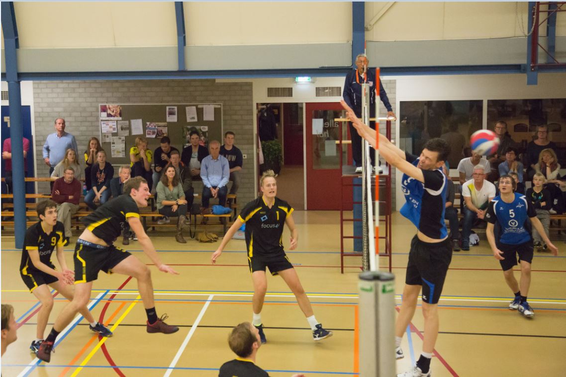 Zwaar bevochten overwinning voor Focus4u/Heren 1