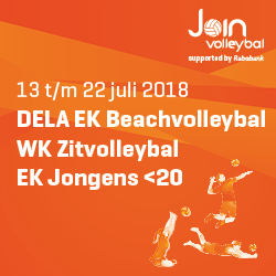 Volley2018: DELA EK Beachvolleybal, WK Zitvolleybal én EK Jongens