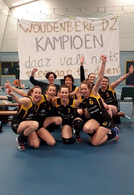 Woudenberg D2 kampioen, daar viel niets meer aan te doen!