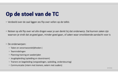 Samen werken aan ons Technisch Beleidsplan