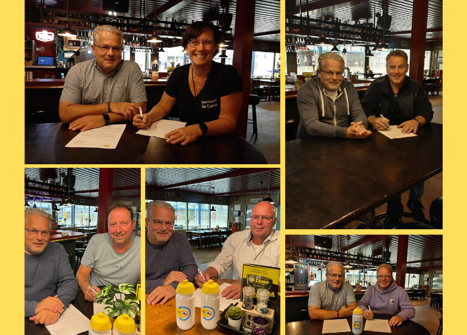 11 sponsorcontracten verlengd: bedankt!