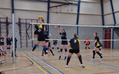 Volleybaldames pakken punt tegen TweeVV