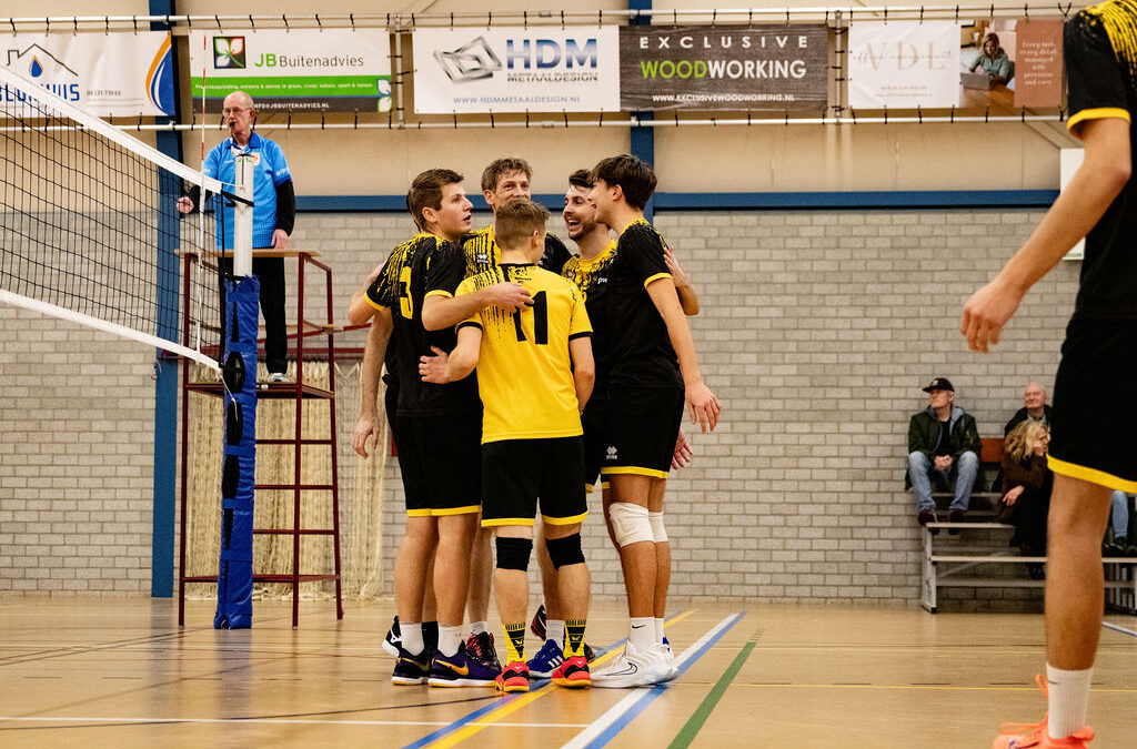 Volleybalheren spelen uitstekende wedstrijd in Barchem