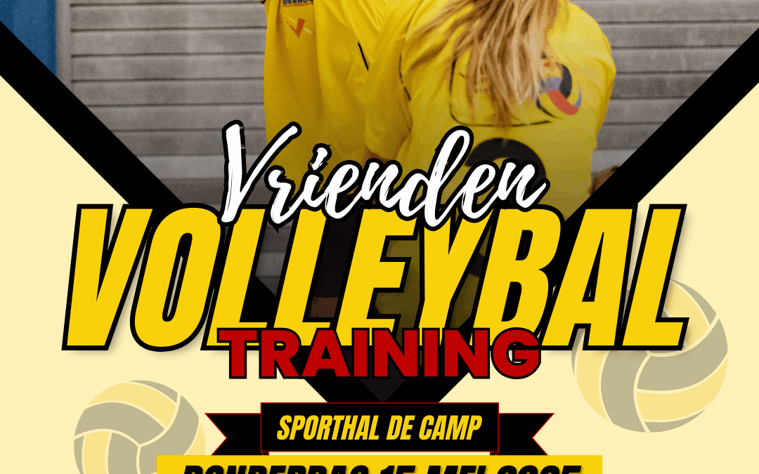 Mini vrienden volleybaltraining